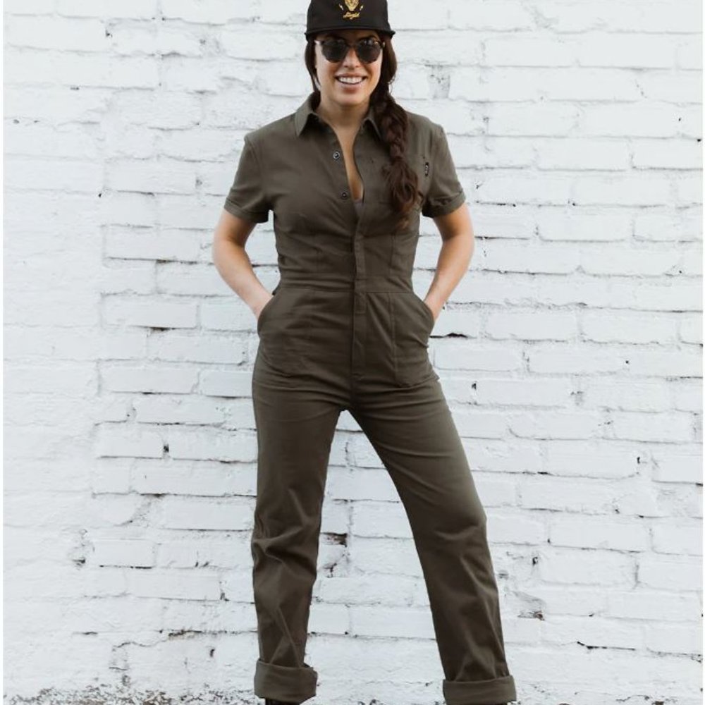 PIT CREW JUMPSUIT OLIVE